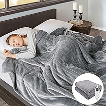 Amazon.co.jp : 【188x130cm】電気毛布 掛け敷き兼用 節電 フランネル